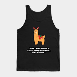 The Christmas Llama Tank Top